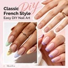 image:imageMelodySusie 48 Sheets French Manicure Nail Stickers 12 Designs SelfAdhesive Nail Tip Guides Professional French Tip Tools for DIY SalonQuality Nail Art Decoration48
