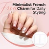 image:imageMelodySusie 48 Sheets French Manicure Nail Stickers 12 Designs SelfAdhesive Nail Tip Guides Professional French Tip Tools for DIY SalonQuality Nail Art Decoration45
