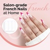 image:imageMelodySusie 48 Sheets French Manicure Nail Stickers 12 Designs SelfAdhesive Nail Tip Guides Professional French Tip Tools for DIY SalonQuality Nail Art Decoration45