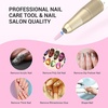 image:imageMelodySusie 5 in 1 Nail Drill Bits 332 Ceramic Cross Cut Bits Suitable for Manicure Pedicure Cuticle Gel Polishing Pink Series BitM MediumPink