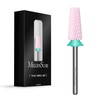 image:imageMelodySusie 5 in 1 Nail Drill Bits 332 Ceramic Cross Cut Bits Suitable for Manicure Pedicure Cuticle Gel Polishing Pink Series BitM MediumPink