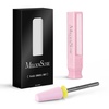 image:imageMelodySusie 5 in 1 Nail Drill Bits 332 Ceramic Cross Cut Bits Suitable for Manicure Pedicure Cuticle Gel Polishing Pink Series BitM MediumPink