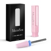 image:imageMelodySusie 5 in 1 Nail Drill Bits 332 Ceramic Cross Cut Bits Suitable for Manicure Pedicure Cuticle Gel Polishing Pink Series BitM MediumPink