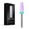 image:imageMelodySusie 5 in 1 Nail Drill Bits 332 Ceramic Cross Cut Bits Suitable for Manicure Pedicure Cuticle Gel Polishing Pink Series BitM MediumPurple