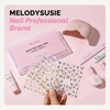 image:imageMelodySusie 5D Embossed Nail Art Stickers 5 Sheets Different Patterns SelfAdhesive 3D5D Nail Decals Nail Stickers for Women Girls DIY Manicure DecorationsDreamy and Vibrant