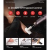 image:imageMelodySusie Advanced Desktop Rechargeable Nail Drill with Builtin Bit amp Handpiece Storage Holders SC320A 30000RPM EFile for All Manicure Shaping amp Gel Removal Ideal for Nail Artists amp Home UsePink