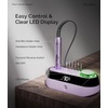 image:imageMelodySusie Advanced Desktop Rechargeable Nail Drill with Builtin Bit amp Handpiece Storage Holders SC320A 30000RPM EFile for All Manicure Shaping amp Gel Removal Ideal for Nail Artists amp Home UsePurple