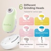 image:imageMelodySusie Baby Electric Nail File Kit PC20F Rechargeable amp Safe Nail Trimmer with Night Light Quiet Operation for Newborns Infants Toddlers Gentle Nail Care Clipper PinkGreen
