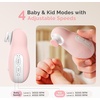 image:imageMelodySusie Baby Electric Nail File Kit PC20F Rechargeable amp Safe Nail Trimmer with Night Light Quiet Operation for Newborns Infants Toddlers Gentle Nail Care Clipper PinkPink