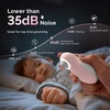 image:imageMelodySusie Baby Electric Nail File Kit PC20F Rechargeable amp Safe Nail Trimmer with Night Light Quiet Operation for Newborns Infants Toddlers Gentle Nail Care Clipper PinkPink