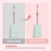 image:imageMelodySusie Ball Shape Cuticle Clean Nail Drill Bit 332 Professional Safety Carbide Diamond Nail Bit Nail Cleaner for Cuticle Dead Skin Nail Prepare Two Way Rotate Manicure Nail Salon Supplies21mm Nib Cuticle Bit