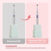 image:imageMelodySusie Ball Shape Cuticle Clean Nail Drill Bit 332 Professional Safety Carbide Diamond Nail Bit Nail Cleaner for Cuticle Dead Skin Nail Prepare Two Way Rotate Manicure Nail Salon Supplies18mm Ball Cuticle Bit