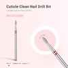 image:imageMelodySusie Ball Shape Cuticle Clean Nail Drill Bit 332 Professional Safety Carbide Diamond Nail Bit Nail Cleaner for Cuticle Dead Skin Nail Prepare Two Way Rotate Manicure Nail Salon Supplies21mm Nib Cuticle Bit