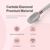 image:imageMelodySusie Ball Shape Cuticle Clean Nail Drill Bit 332 Professional Safety Carbide Diamond Nail Bit Nail Cleaner for Cuticle Dead Skin Nail Prepare Two Way Rotate Manicure Nail Salon Supplies5mm Round Tapered Cuticle Bit