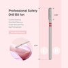 image:imageMelodySusie Ball Shape Cuticle Clean Nail Drill Bit 332 Professional Safety Carbide Diamond Nail Bit Nail Cleaner for Cuticle Dead Skin Nail Prepare Two Way Rotate Manicure Nail Salon Supplies3mm Rounded Top Barrel Cuticle Bit