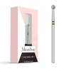 image:imageMelodySusie Ball Shape Cuticle Clean Nail Drill Bit 332 Professional Safety Carbide Diamond Nail Bit Nail Cleaner for Cuticle Dead Skin Nail Prepare Two Way Rotate Manicure Nail Salon Supplies4mm Ball Cuticle Bit