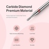 image:imageMelodySusie Ball Shape Cuticle Clean Nail Drill Bit 332 Professional Safety Carbide Diamond Nail Bit Nail Cleaner for Cuticle Dead Skin Nail Prepare Two Way Rotate Manicure Nail Salon Supplies12mm Pear Cuticle Bit