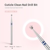 image:imageMelodySusie Ball Shape Cuticle Clean Nail Drill Bit 332 Professional Safety Carbide Diamond Nail Bit Nail Cleaner for Cuticle Dead Skin Nail Prepare Two Way Rotate Manicure Nail Salon Supplies18mm Ball Cuticle Bit