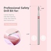 image:imageMelodySusie Ball Shape Cuticle Clean Nail Drill Bit 332 Professional Safety Carbide Diamond Nail Bit Nail Cleaner for Cuticle Dead Skin Nail Prepare Two Way Rotate Manicure Nail Salon Supplies21mm Nib Cuticle Bit
