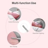 image:imageMelodySusie Ball Shape Cuticle Clean Nail Drill Bit 332 Professional Safety Carbide Diamond Nail Bit Nail Cleaner for Cuticle Dead Skin Nail Prepare Two Way Rotate Manicure Nail Salon Supplies12mm Pear Cuticle Bit