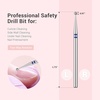image:imageMelodySusie Ball Shape Cuticle Clean Nail Drill Bit 332 Professional Safety Carbide Diamond Nail Bit Nail Cleaner for Cuticle Dead Skin Nail Prepare Two Way Rotate Manicure Nail Salon Supplies18mm Ball Cuticle Bit
