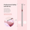 image:imageMelodySusie Ball Shape Cuticle Clean Nail Drill Bit 332 Professional Safety Carbide Diamond Nail Bit Nail Cleaner for Cuticle Dead Skin Nail Prepare Two Way Rotate Manicure Nail Salon Supplies67mm Inverted Tapered Cuticle Bit