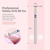 image:imageMelodySusie Ball Shape Cuticle Clean Nail Drill Bit 332 Professional Safety Carbide Diamond Nail Bit Nail Cleaner for Cuticle Dead Skin Nail Prepare Two Way Rotate Manicure Nail Salon Supplies5mm Umbrella Cuticle Bit