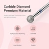 image:imageMelodySusie Ball Shape Cuticle Clean Nail Drill Bit 332 Professional Safety Carbide Diamond Nail Bit Nail Cleaner for Cuticle Dead Skin Nail Prepare Two Way Rotate Manicure Nail Salon Supplies4mm Ball Cuticle Bit