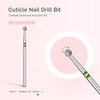 image:imageMelodySusie Ball Shape Cuticle Clean Nail Drill Bit 332 Professional Safety Carbide Diamond Nail Bit Nail Cleaner for Cuticle Dead Skin Nail Prepare Two Way Rotate Manicure Nail Salon Supplies4mm Ball Cuticle Bit