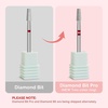 image:imageMelodySusie Ball Shape Cuticle Clean Nail Drill Bit 332 Professional Safety Carbide Diamond Nail Bit Nail Cleaner for Cuticle Dead Skin Nail Prepare Two Way Rotate Manicure Nail Salon Supplies3mm Short Tapered Barrel Cuticle Bit