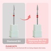 image:imageMelodySusie Ball Shape Cuticle Clean Nail Drill Bit 332 Professional Safety Carbide Diamond Nail Bit Nail Cleaner for Cuticle Dead Skin Nail Prepare Two Way Rotate Manicure Nail Salon Supplies18mm Flame Pentagon Cuticle Bit