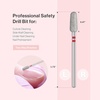 image:imageMelodySusie Ball Shape Cuticle Clean Nail Drill Bit 332 Professional Safety Carbide Diamond Nail Bit Nail Cleaner for Cuticle Dead Skin Nail Prepare Two Way Rotate Manicure Nail Salon Supplies5mm Round Tapered Cuticle Bit