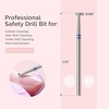 image:imageMelodySusie Ball Shape Cuticle Clean Nail Drill Bit 332 Professional Safety Carbide Diamond Nail Bit Nail Cleaner for Cuticle Dead Skin Nail Prepare Two Way Rotate Manicure Nail Salon Supplies4mm Super Short Barrel Cuticle Bit