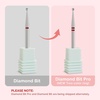 image:imageMelodySusie Ball Shape Cuticle Clean Nail Drill Bit 332 Professional Safety Carbide Diamond Nail Bit Nail Cleaner for Cuticle Dead Skin Nail Prepare Two Way Rotate Manicure Nail Salon Supplies18mm Ball Cuticle Bit