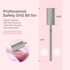 image:imageMelodySusie Ball Shape Cuticle Clean Nail Drill Bit 332 Professional Safety Carbide Diamond Nail Bit Nail Cleaner for Cuticle Dead Skin Nail Prepare Two Way Rotate Manicure Nail Salon Supplies65mm Barrel Cuticle Bit