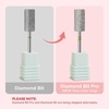image:imageMelodySusie Ball Shape Cuticle Clean Nail Drill Bit 332 Professional Safety Carbide Diamond Nail Bit Nail Cleaner for Cuticle Dead Skin Nail Prepare Two Way Rotate Manicure Nail Salon Supplies65mm Barrel Cuticle Bit