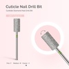 image:imageMelodySusie Ball Shape Cuticle Clean Nail Drill Bit 332 Professional Safety Carbide Diamond Nail Bit Nail Cleaner for Cuticle Dead Skin Nail Prepare Two Way Rotate Manicure Nail Salon Supplies65mm Barrel Cuticle Bit