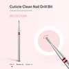 image:imageMelodySusie Ball Shape Cuticle Clean Nail Drill Bit 332 Professional Safety Carbide Diamond Nail Bit Nail Cleaner for Cuticle Dead Skin Nail Prepare Two Way Rotate Manicure Nail Salon Supplies12mm Pear Cuticle Bit