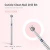 image:imageMelodySusie Ball Shape Cuticle Clean Nail Drill Bit 332 Professional Safety Carbide Diamond Nail Bit Nail Cleaner for Cuticle Dead Skin Nail Prepare Two Way Rotate Manicure Nail Salon Supplies4mm Ball Cuticle Bit