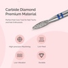 image:imageMelodySusie Ball Shape Cuticle Clean Nail Drill Bit 332 Professional Safety Carbide Diamond Nail Bit Nail Cleaner for Cuticle Dead Skin Nail Prepare Two Way Rotate Manicure Nail Salon Supplies22mm Flame Cuticle Bit