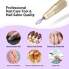 image:imageMelodySusie Ceramic Nail Drill Bit 332 235mm Professional Acrylic Nail File Flame Drill Bit for Manicure Pedicure Cuticle Gel Nail Polishing Beginners Bits Pink Series BitS CoarsePurple