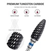 image:imageMelodySusie Ceramic Nail Drill Bit 332 235mm Professional Acrylic Nail File Flame Drill Bit for Manicure Pedicure Cuticle Gel Nail Polishing Beginners Bits Pink Series BitS CoarseBlack