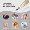 image:imageMelodySusie Ceramic Nail Drill Bit 332 235mm Professional Acrylic Nail File Flame Drill Bit for Manicure Pedicure Cuticle Gel Nail Polishing Beginners Bits Pink Series BitS CoarseBlack