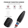 image:imageMelodySusie Ceramic Nail Drill Bit 332 235mm Professional Acrylic Nail File Flame Drill Bit for Manicure Pedicure Cuticle Gel Nail Polishing Beginners Bits Pink Series BitS CoarseBlack
