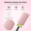image:imageMelodySusie Ceramic Nail Drill Bits 332 Chamfer Flat Top Large Barrel Bits Fast Remove Acrylic or Hard Gel Nail Tool for Manicure Pedicure Salon Home Professional or Beginner Pink MediumPink