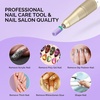 image:imageMelodySusie Ceramic Nail Drill Bits 332 Chamfer Flat Top Large Barrel Bits Fast Remove Acrylic or Hard Gel Nail Tool for Manicure Pedicure Salon Home Professional or Beginner Pink MediumPurple