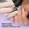 image:imageMelodySusie Ceramic Nail Drill Bits 332 Chamfer Flat Top Large Barrel Bits Fast Remove Acrylic or Hard Gel Nail Tool for Manicure Pedicure Salon Home Professional or Beginner Pink MediumPurple