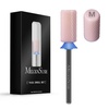image:imageMelodySusie Ceramic Nail Drill Bits 332 Chamfer Flat Top Large Barrel Bits Fast Remove Acrylic or Hard Gel Nail Tool for Manicure Pedicure Salon Home Professional or Beginner Pink MediumPink