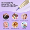image:imageMelodySusie Ceramic Nail Drill Bits 332 Chamfer Flat Top Large Barrel Bits Fast Remove Acrylic or Hard Gel Nail Tool for Manicure Pedicure Salon Home Professional or Beginner Pink MediumPurple