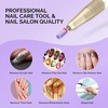 image:imageMelodySusie Ceramic Nail Drill Bits 332 Chamfer Flat Top Large Barrel Bits Fast Remove Acrylic or Hard Gel Nail Tool for Manicure Pedicure Salon Home Professional or Beginner Pink MediumPurple